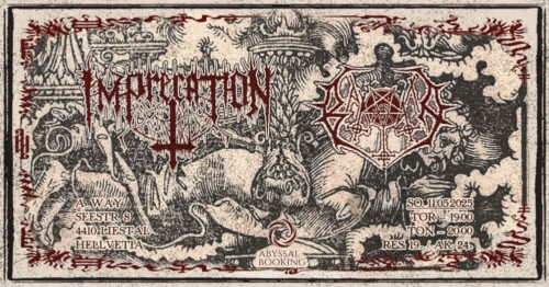 Poster von der Veranstaltung Imprecation & Baxaxaxa @ A Way
