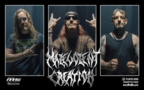 Poster von der Veranstaltung Malevolent Creation, Massacre, Deathbringer & Invictus @ District 28, Siebnen