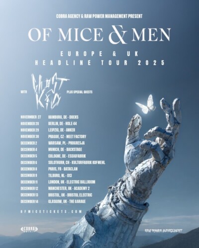 Poster of the event Of Mice & Men & GHØSTKID at Kofmehl, Solothurn