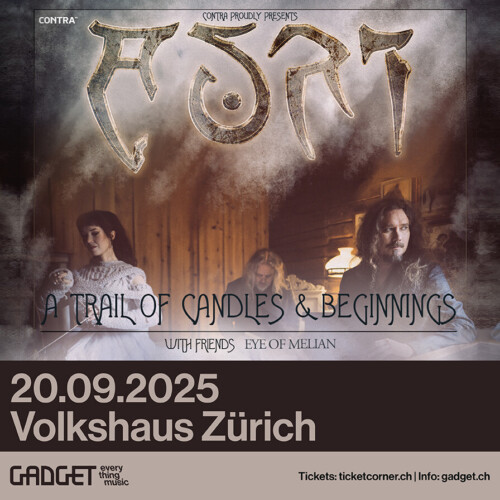 Poster von der Veranstaltung Auri & Eye Of Melian @ Volkshaus, Zürich