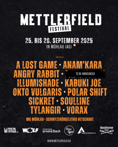 Poster von der Veranstaltung Mettlerfield Festival @ Mettlerfield Festival