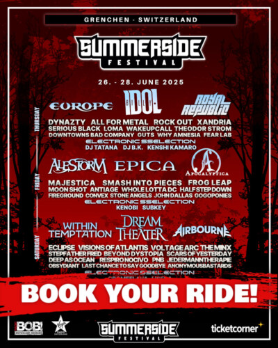 Poster von der Veranstaltung Summerside Festival @ Flugplatz Grenchen