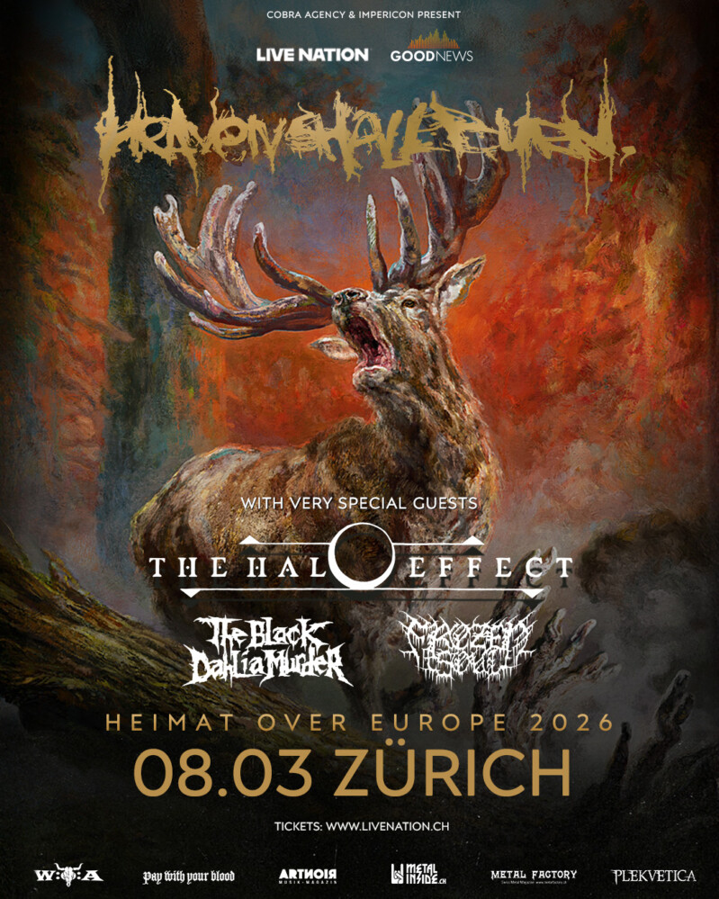 Event Poster von Heaven Shall Burn (Heimat Over Europe Tour 2026)
