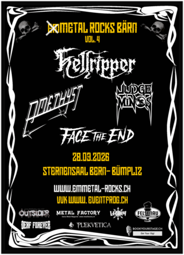 Poster von der Veranstaltung emMetal rocks Bärn, Vol 4 @ ESBB – Eventlokal Sternensaal Bern-Bümpliz