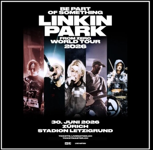 Poster von der Veranstaltung Linkin Park -From Zero World Tour @ Stadion Letzigrund