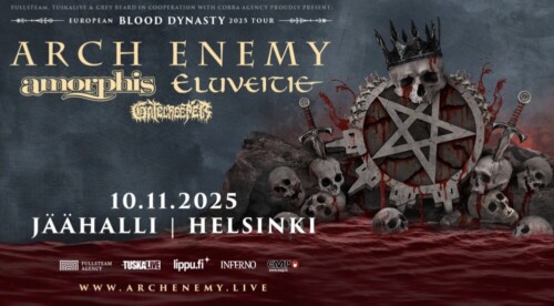 Poster of the event Amorphis, Eluveitie & Arch Enemy at Jööhalli (Nordis), Helsinki