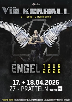 Poster von der Veranstaltung VÖLKERBALL (Engel Tour 2026) @ Konzertfabrik Z7, Pratteln