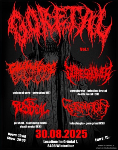 Poster of the event Goretal Vol. 1 at Im Grüntal 1