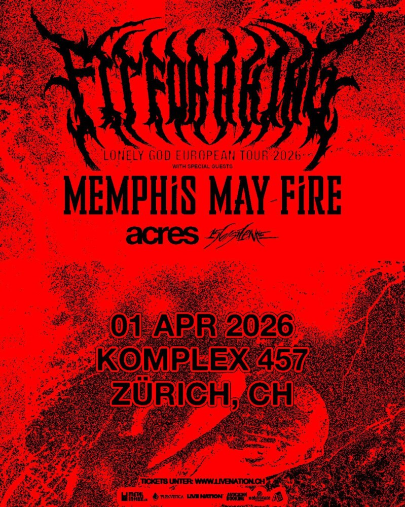 Event Poster von Fit For A King (LONELY GOD EUROPEAN TOUR 2026)
