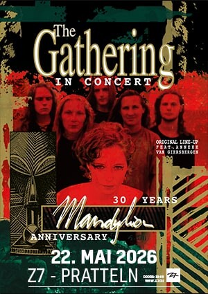 Poster von der Veranstaltung the Gathering - Mandylion 30th Anniversary Tour @ Konzertfabrik Z7, Pratteln