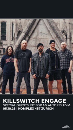 Poster von der Veranstaltung Killswitch Engage (This Consequence & 25th Anniversary!) @ Komplex 457, Zürich