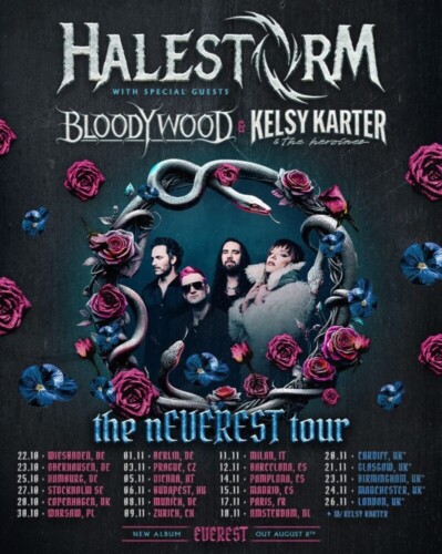 Poster von der Veranstaltung Halestorm - the nEVEREST Tour @ Komplex 457, Zürich