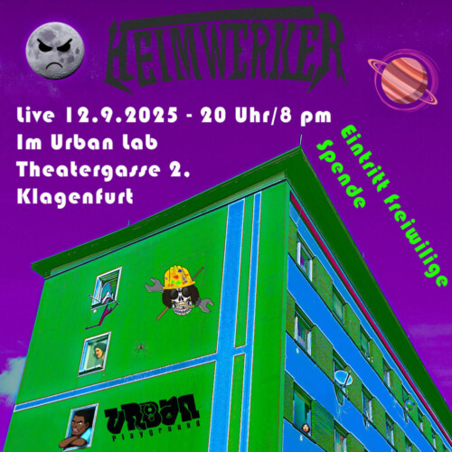 Poster von der Veranstaltung Heimwerker Live im Urban Lab @ Urban Lab