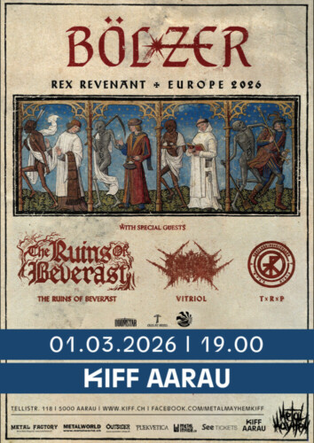 Poster von der Veranstaltung BØLZER @ KIFF, Aarau