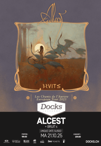Poster of the event Alcest & Bruit≤ at Les Docks, Lausanne