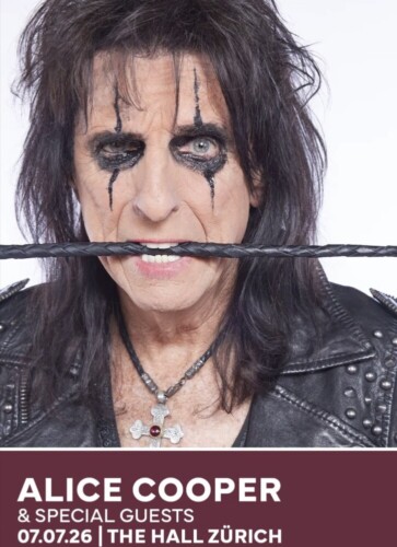 Poster von der Veranstaltung Alice Cooper - The Revenge of Alice Cooper @ The Hall, Zürich