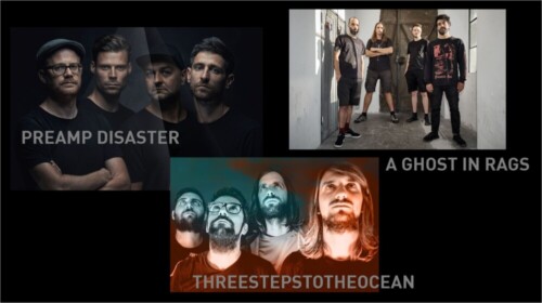 Poster von der Veranstaltung Preamp Disaster (CH) | A Ghost in Rags (DE) | Threestepstotheocean (IT) @ Böröm pöm pöm, Oberentfelden