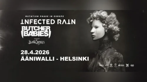 Poster von der Veranstaltung Butcher Babies & Infected Rain @ Ääniwalli