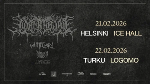 Poster von der Veranstaltung Lorna Shore, Whitechapel & Shadow of Intent @ Jäähalli (Nordis), Helsinki