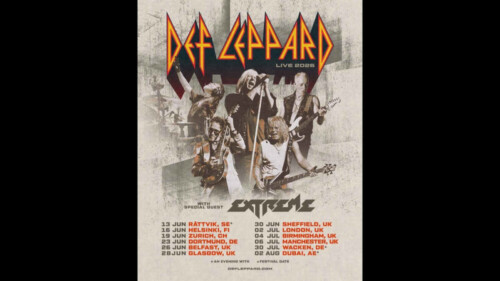 Poster of the event Def Leppard at Hallenstadion, Zürich