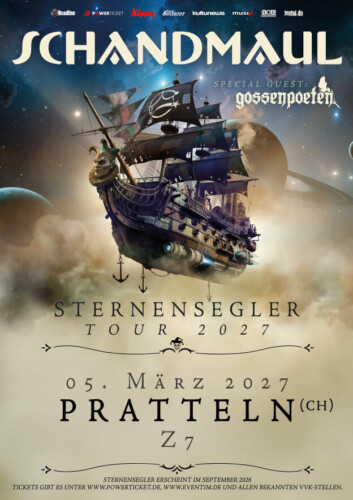 Poster of the event Schandmaul (Sternensegler Tour 2027) at Konzertfabrik Z7, Pratteln
