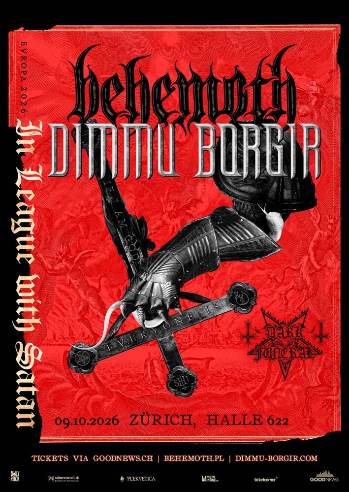 Event Poster von Behemoth & Dimmu Borgir - In League With Satan Tour 2026