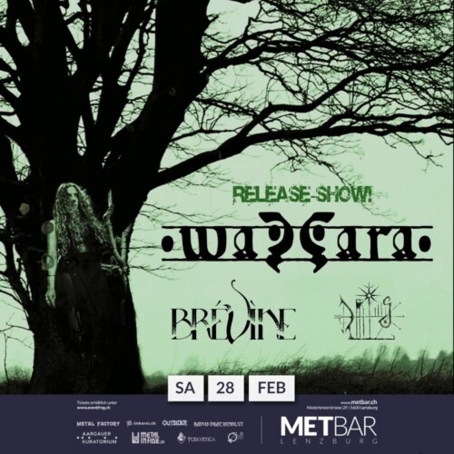 Poster von der Veranstaltung wazzara - Plattentaufe & Arrows & Brévine @ Met-Bar, Lenzburg