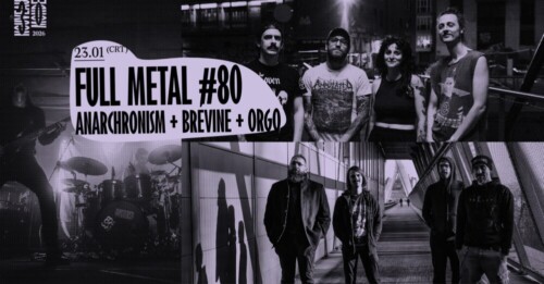 Poster von der Veranstaltung Full Metal #80 : Anachronism + Brévine + Orgo @ Nouveau Monde, Freiburg