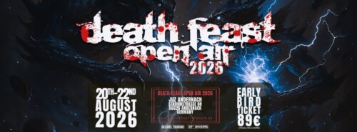 Poster von der Veranstaltung Deathfeast 2026 @ Juz Andernach