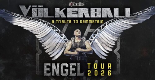 Poster von der Veranstaltung VÖLKERBALL (Engel Tour 2026) @ Konzertfabrik Z7, Pratteln