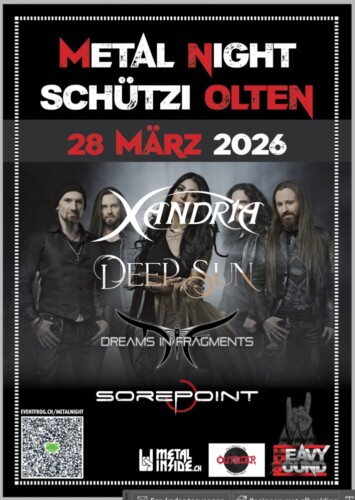 Poster von der Veranstaltung Metal Night Schützi Olten @ Schützi, Olten