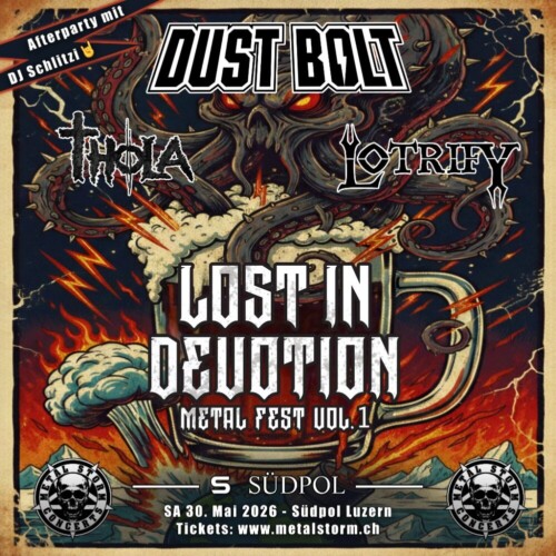 Poster von der Veranstaltung Lost in Devotion Metal Fest Vol. 1 @ Südpol