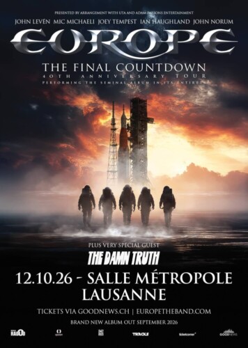 Poster von der Veranstaltung The Final Countdown – 40th Anniversary Tour @ Salle Métropole
