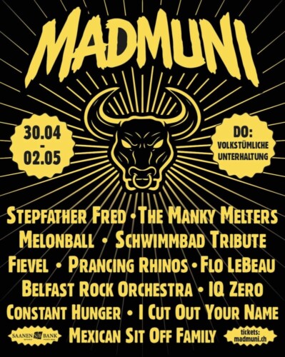 Poster von der Veranstaltung Mad Muni @ Mad Muni
