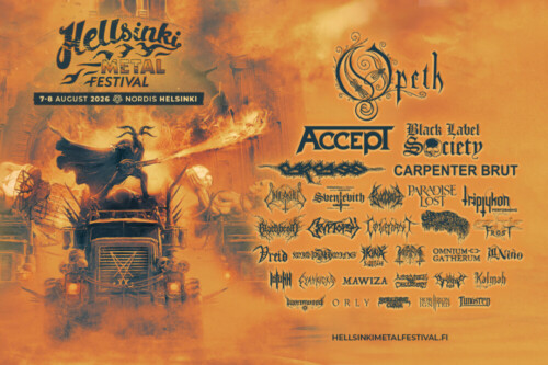 Poster von der Veranstaltung Hellsinki Metal Festival 2026 @ Jäähalli (Nordis), Helsinki