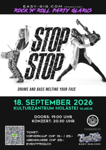 Poster von der Veranstaltung StOp, sToP - UK Party Rock @ Kulturzentrum Holästei