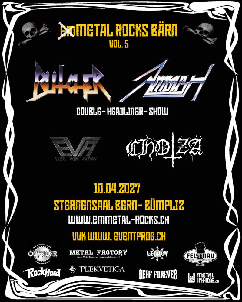 Event Poster von emMetal rocks Bärn, Vol. 5