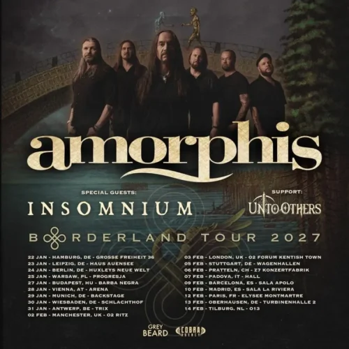 Poster von der Veranstaltung Amorphis @ Konzertfabrik Z7, Pratteln