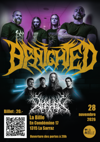 Poster von der Veranstaltung Benighted & Adelon @ La Bille, La Sarraz