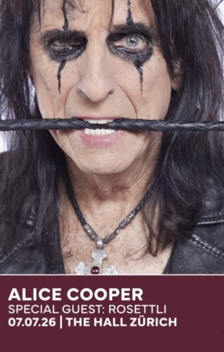 Poster of the event Alice Cooper - The Revenge of Alice Cooper at The Hall, Zürich