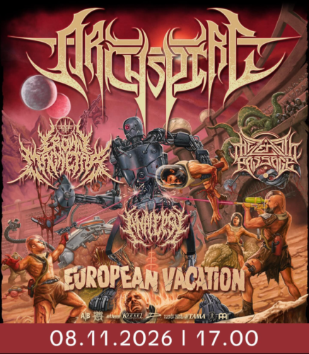 Poster von der Veranstaltung Archspire, Crown Magnetar, The Zenith Passage & Analepsy @ KIFF, Aarau
