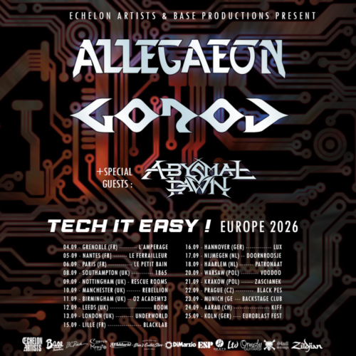 Poster von der Veranstaltung Allegaeon, Gorod & Abysmal Dawn @ KIFF, Aarau